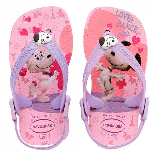 Havaianas Children's Slipper with Elastic Baby Snoopy and Fifi