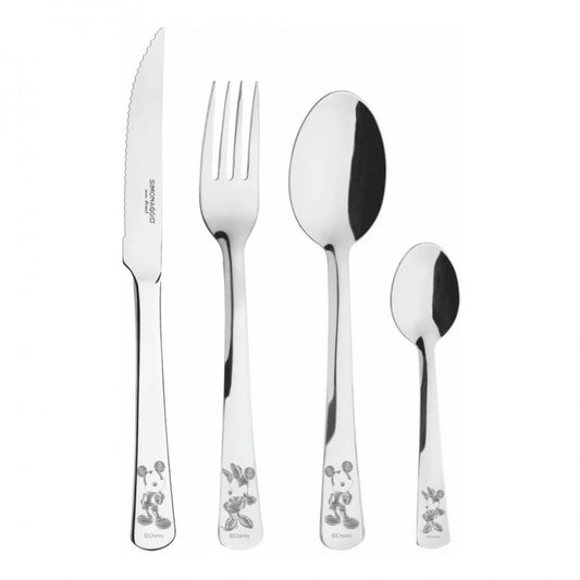 Mickey and Minnie Disney stainless steel cutlery 24 pieces