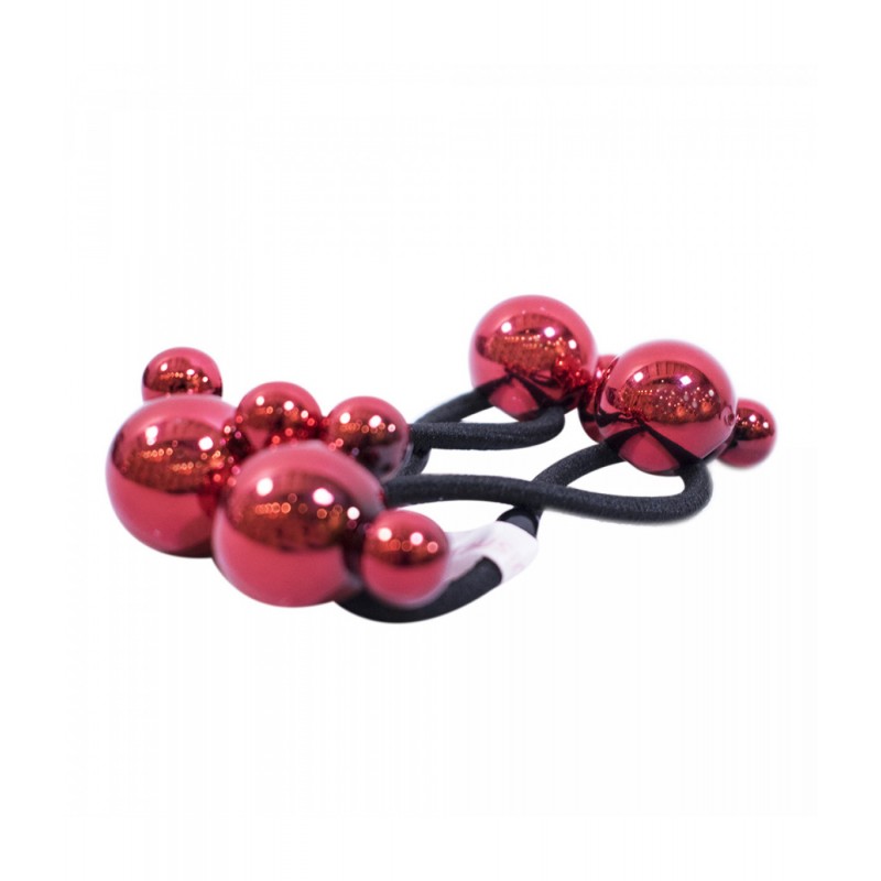 Elásticos de Cabelo Mickey Head Vermelho