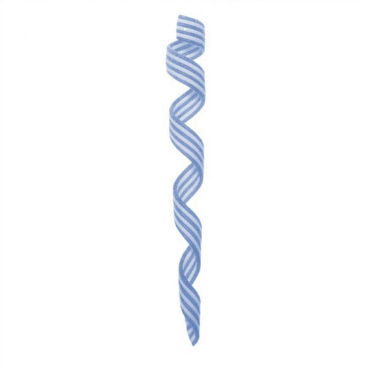 Adorno Navideño Caramelo Línea Espiral Azul Caramelo 30cm