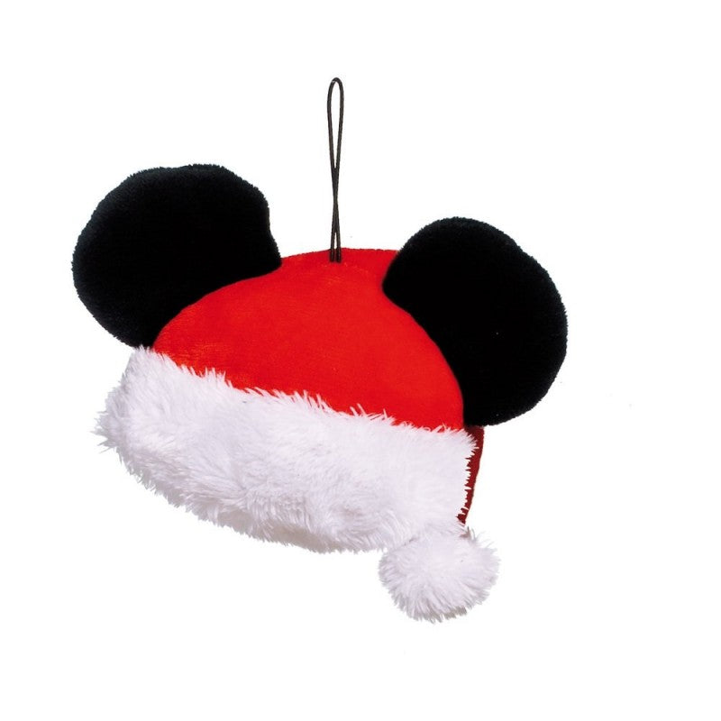 Enfeites de Natal Disney Gorro Mickey Mouse 10cm
