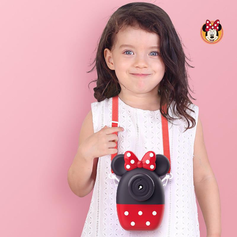 Máquina de pompas de jabón de Disney con música ligera de Mickey y Minnie