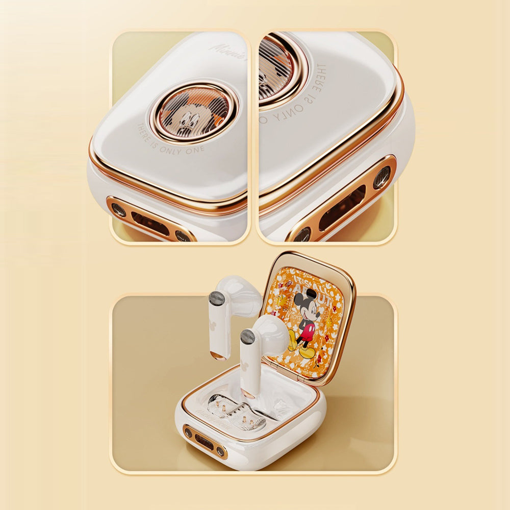Mickey and Minnie Lux TWS Bluetooth 5.2 Disney Wireless Headphones