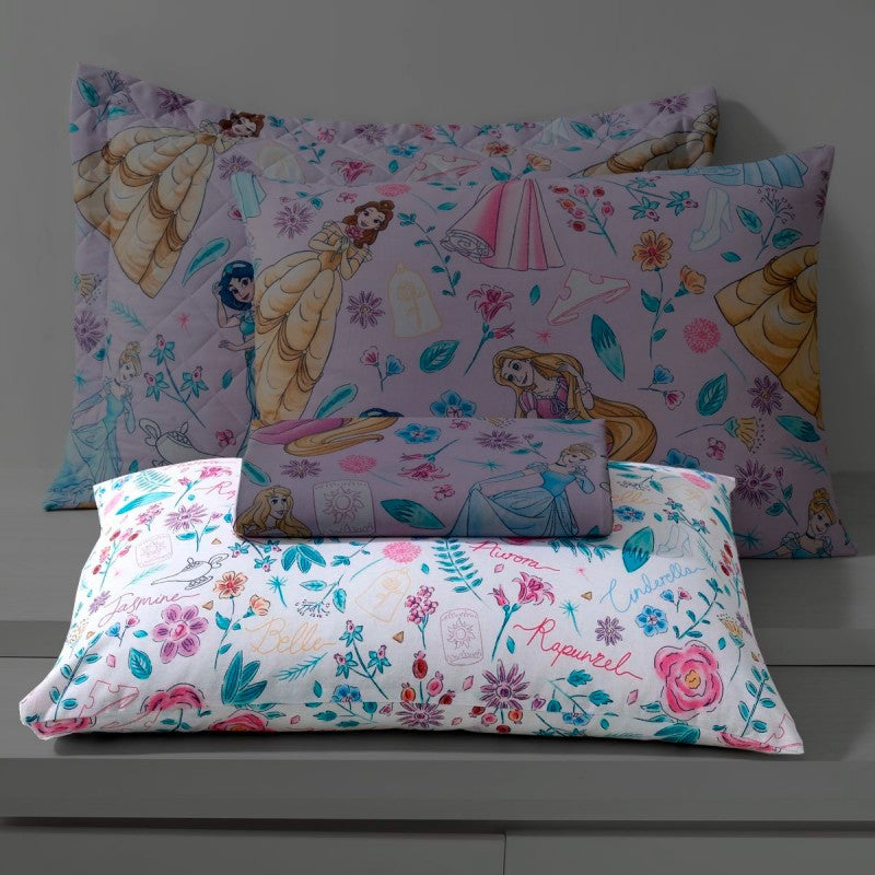 White Disney Princess Pillow Case