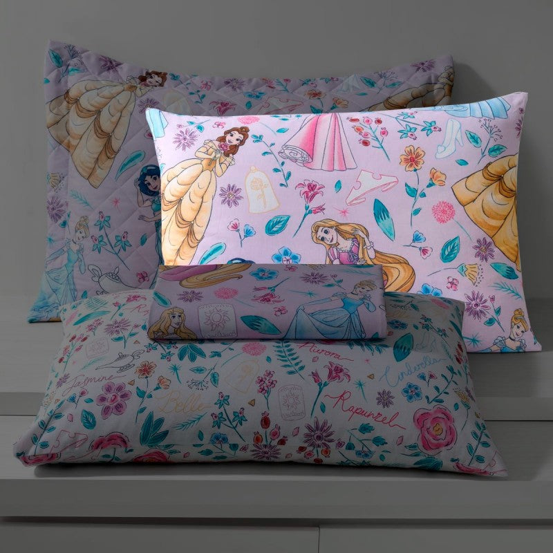 Lilac Disney Princess Pillow Case
