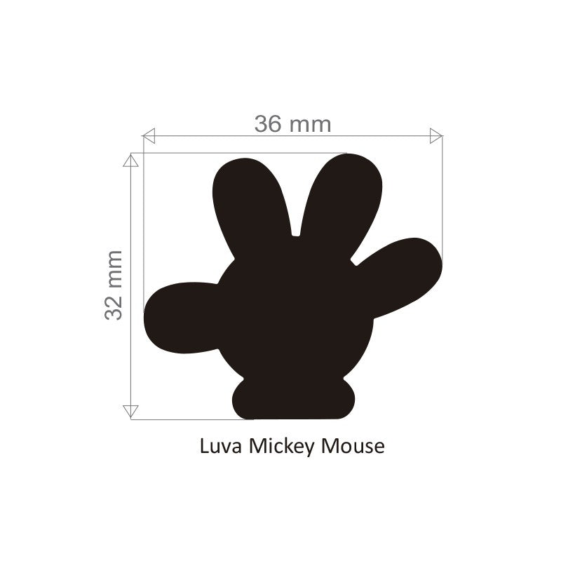 Perforadora gigante premium de Mickey Mouse Disney para guantes