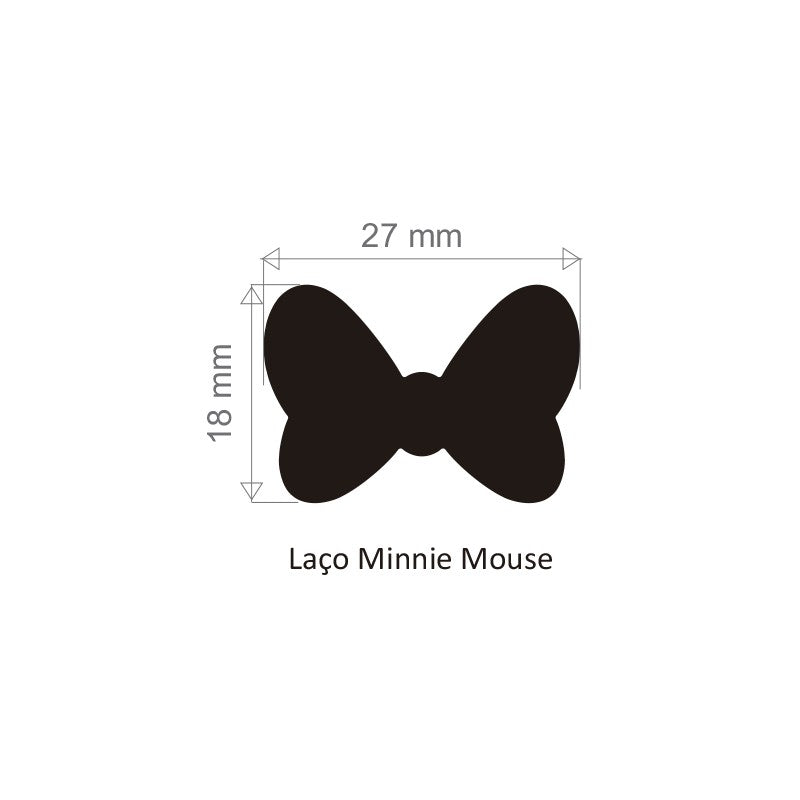 Furador Scrapbook Laço Minnie Mouse Disney Gigante Premium