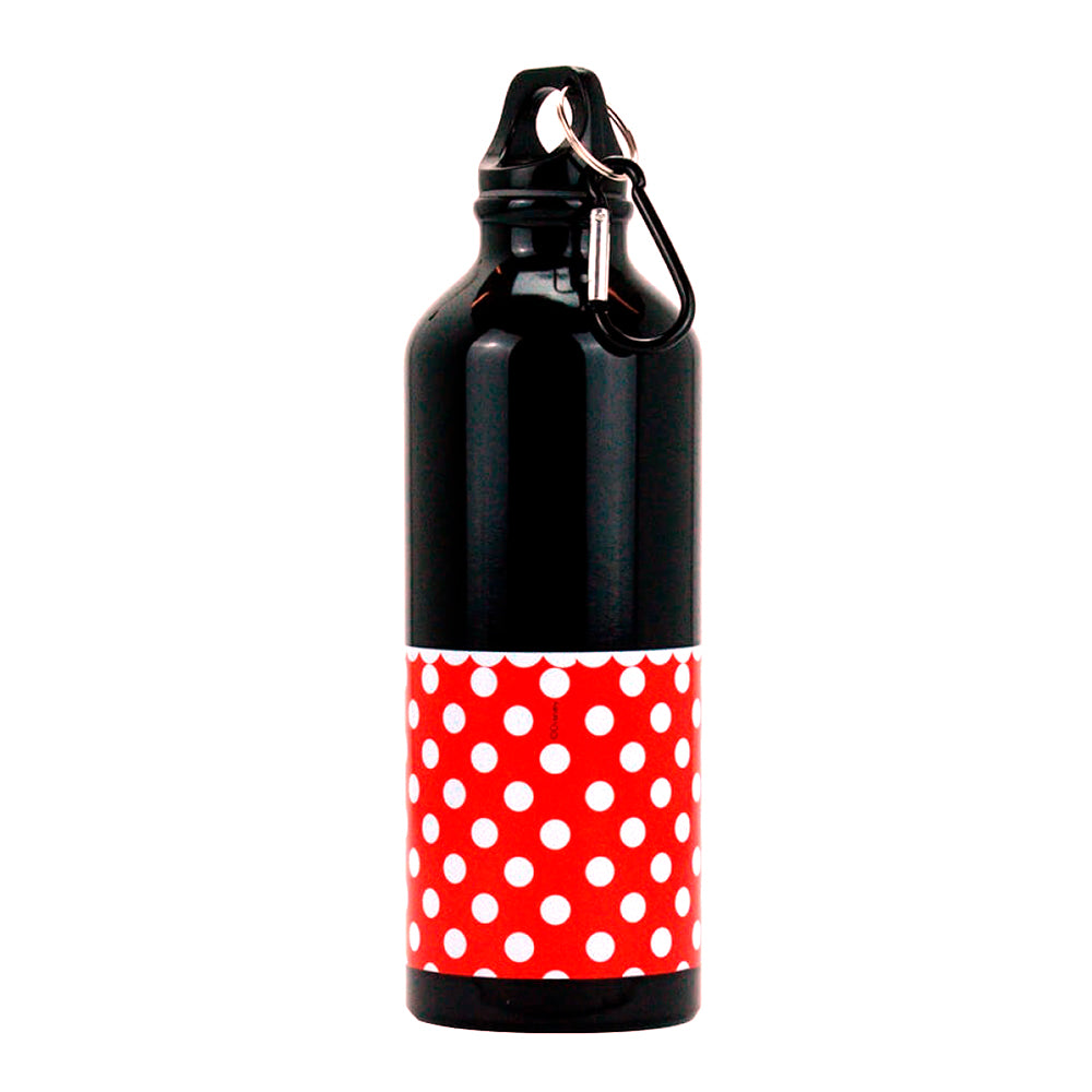 Botella Aluminio con Mosquetón Minnie Disney 500ml