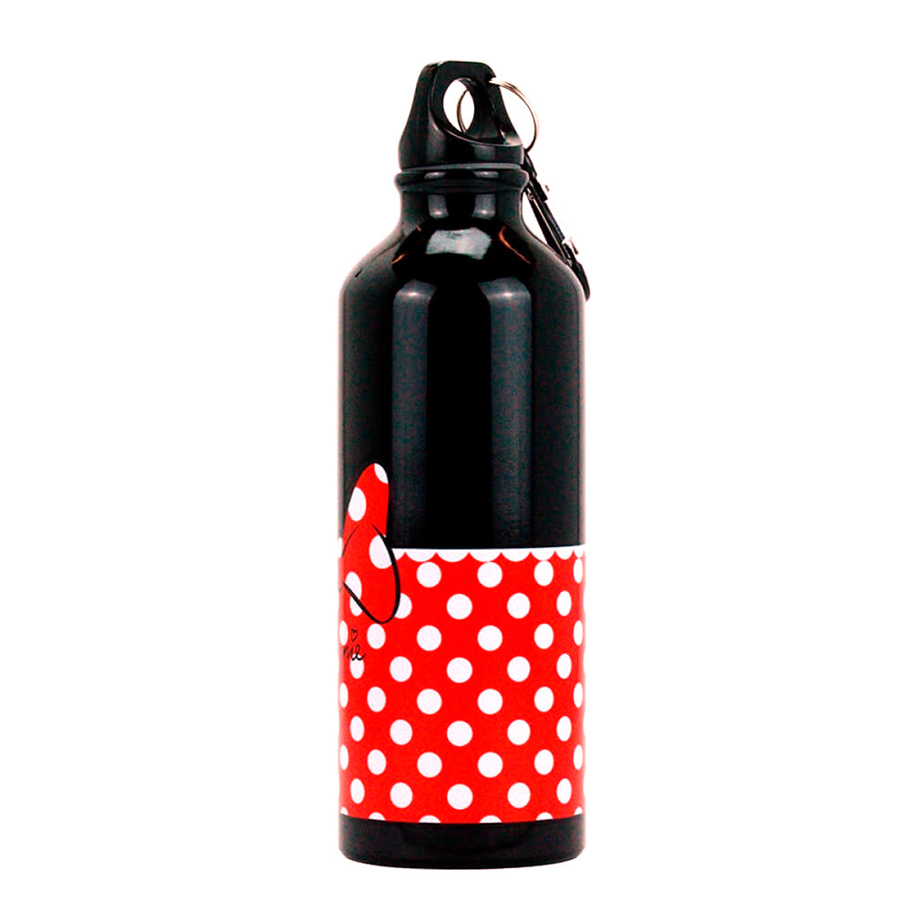 Botella Aluminio con Mosquetón Minnie Disney 500ml