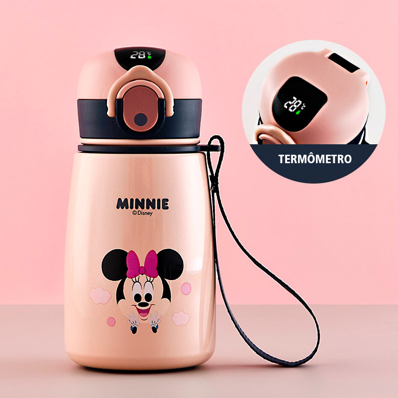 Garrafa Térmica Mickey Minnie 380ML Aço Inox c/ Termômetro Disney – Magia e  Imaginacao