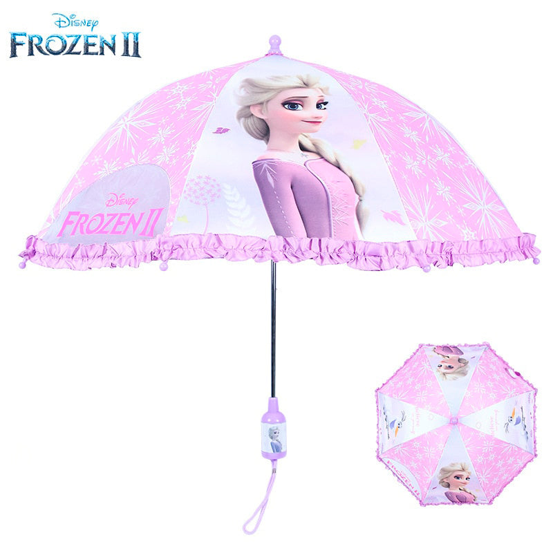 Paraguas Infantil Elsa Frozen Lila Disney Original