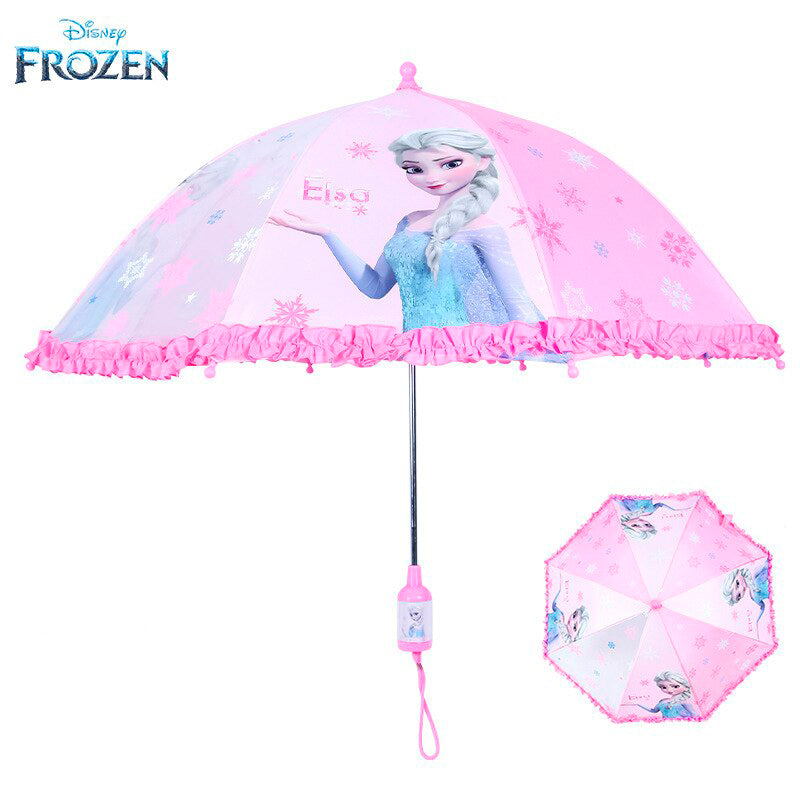 Guarda-Chuva Infantil Elsa Frozen Rosa Original Disney