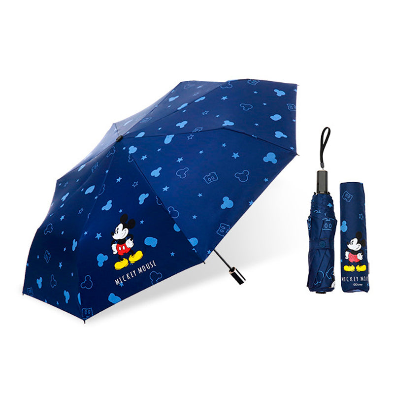 Mickey Blue Umbrella with Sun Protection UPF50+ Adult Original Disney