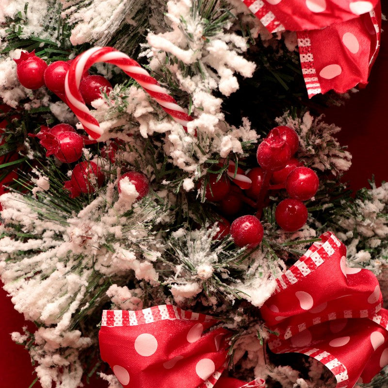 Christmas Wreath Minnie Mouse Poás 55 cm with Plush 33 cm