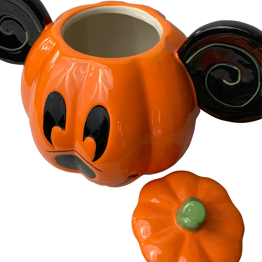 Pumpkin Halloween Mickey Ceramic Baleiro Limited Edition Disney