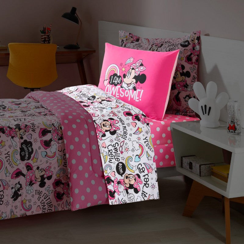 Minnie Wow Disney Single Bed Set - 3 PCS