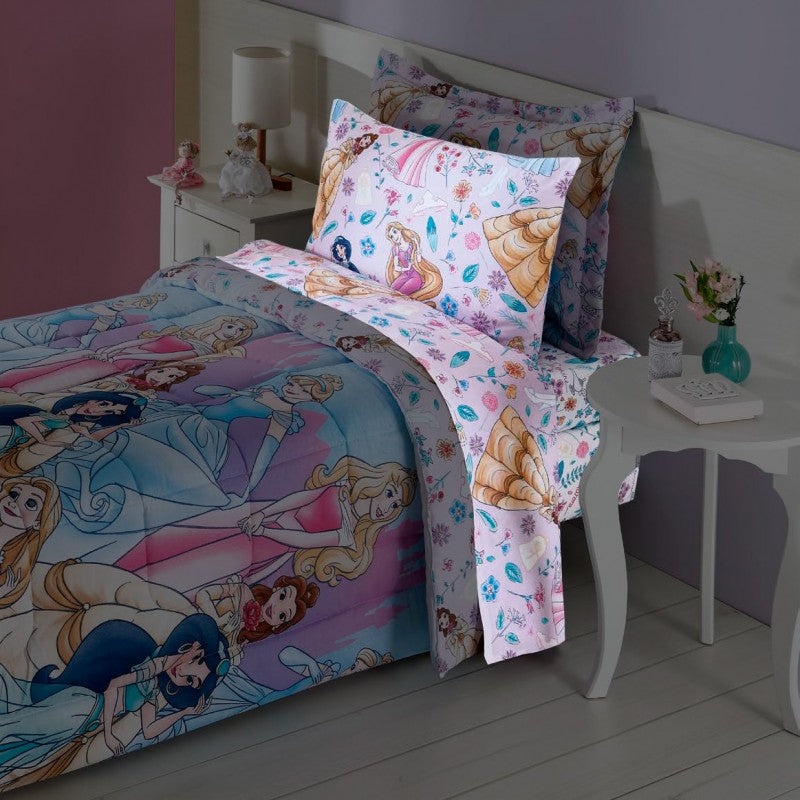 Disney Princess Single Bed Set - 3 PCS