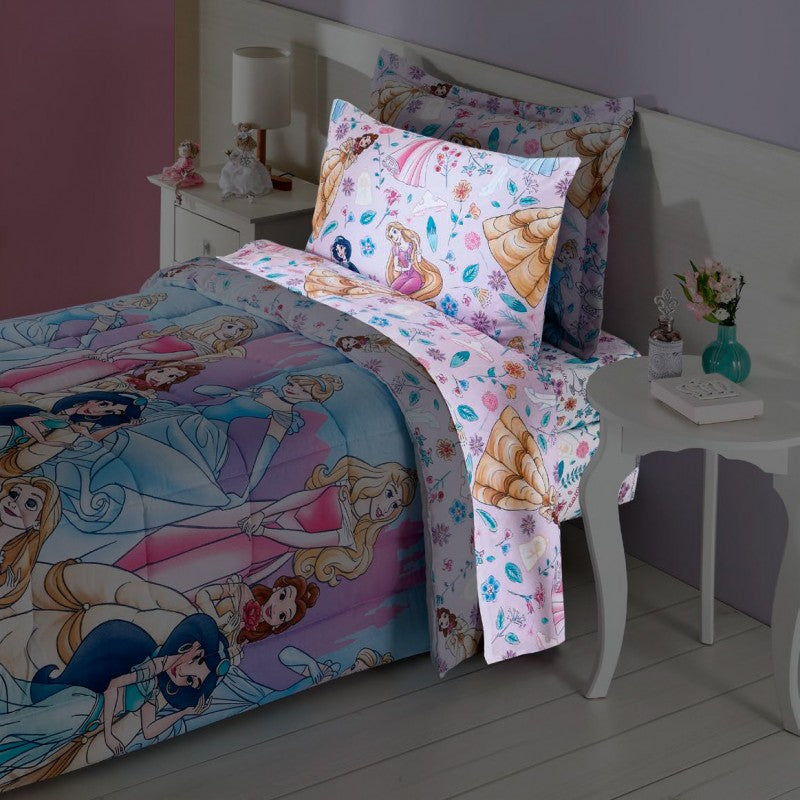 Juego de Cama Individual Princesas Disney - 3 PCS