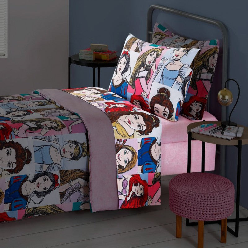 Disney Princesses Single Bed Set - 3 PCS