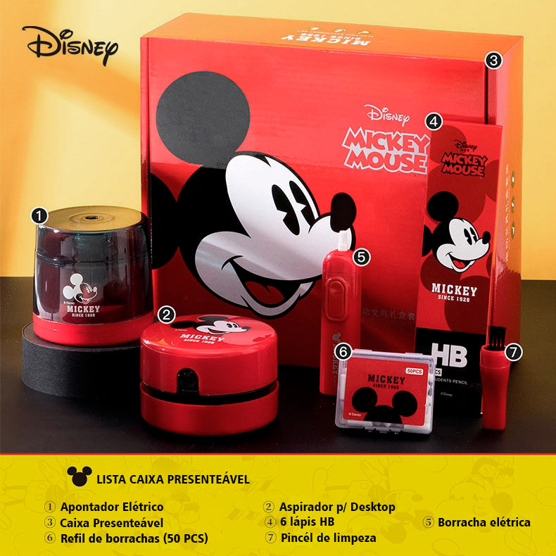 Kit de papelería eléctrico inteligente Mickey Disney