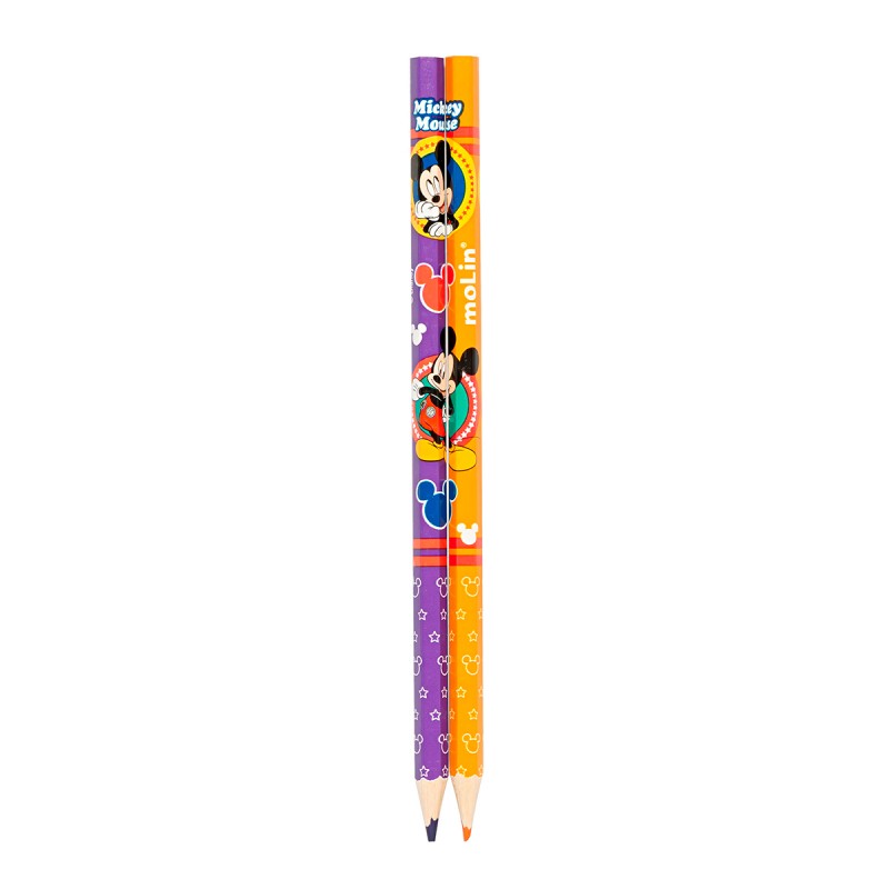 Lápis de Cor Mickey Mouse 12 cores Disney