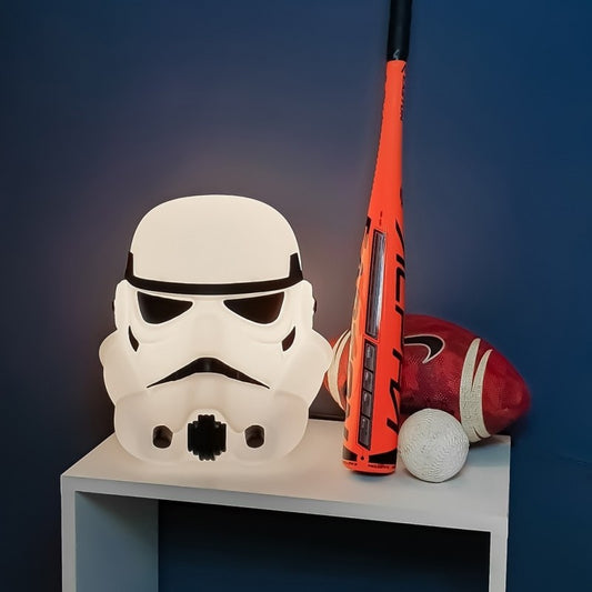 Abajur Luminária Mesa Star Wars Stormtrooper 3D Disney