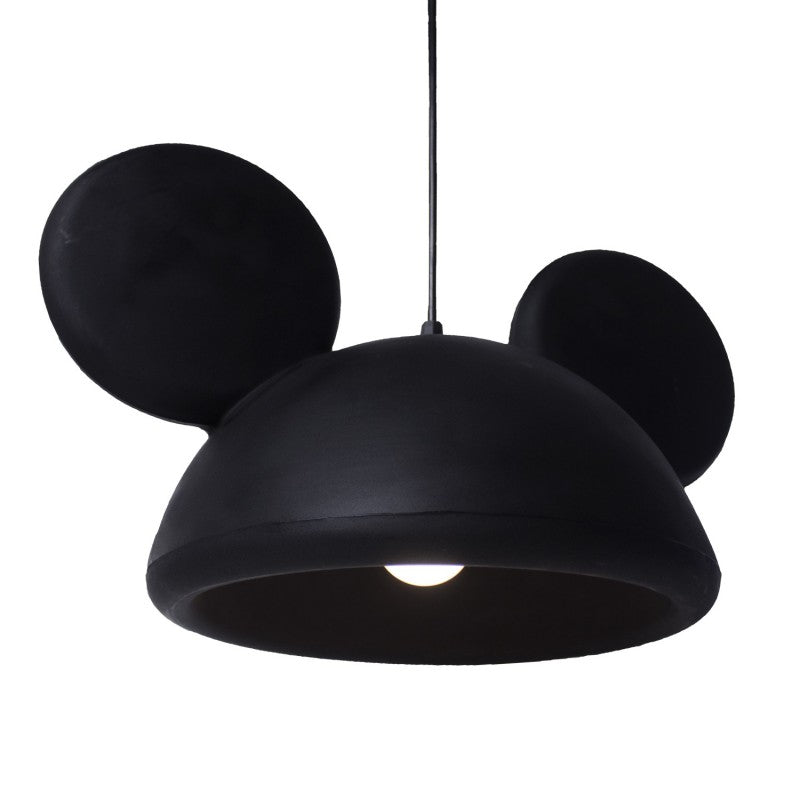 Ceiling Pendant Lamp Mickey Mouse Open Black