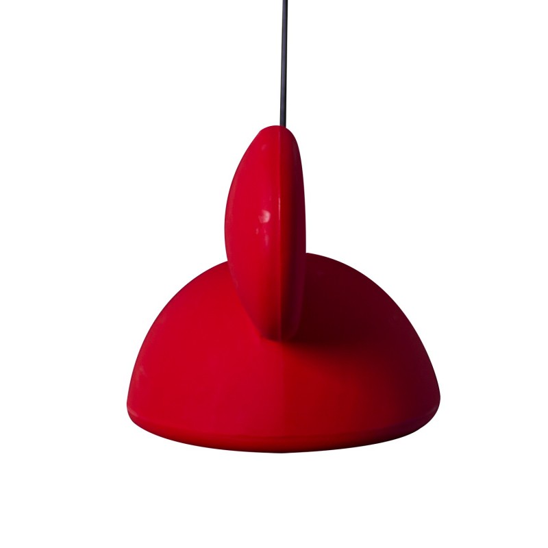 Luminária Pendente Teto Mickey Mouse Aberto Vermelho