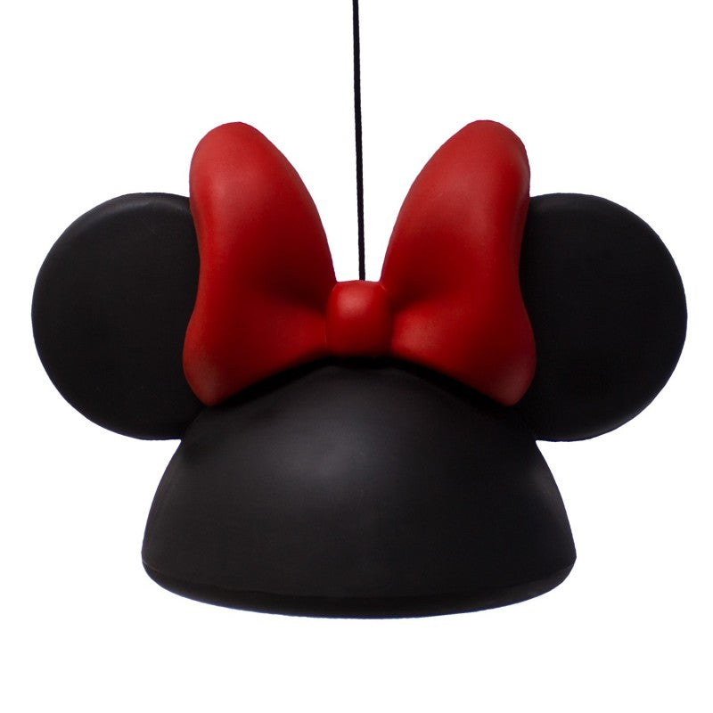 Lámpara Colgante de Techo Minnie Mouse Abierta Negro/Rojo
