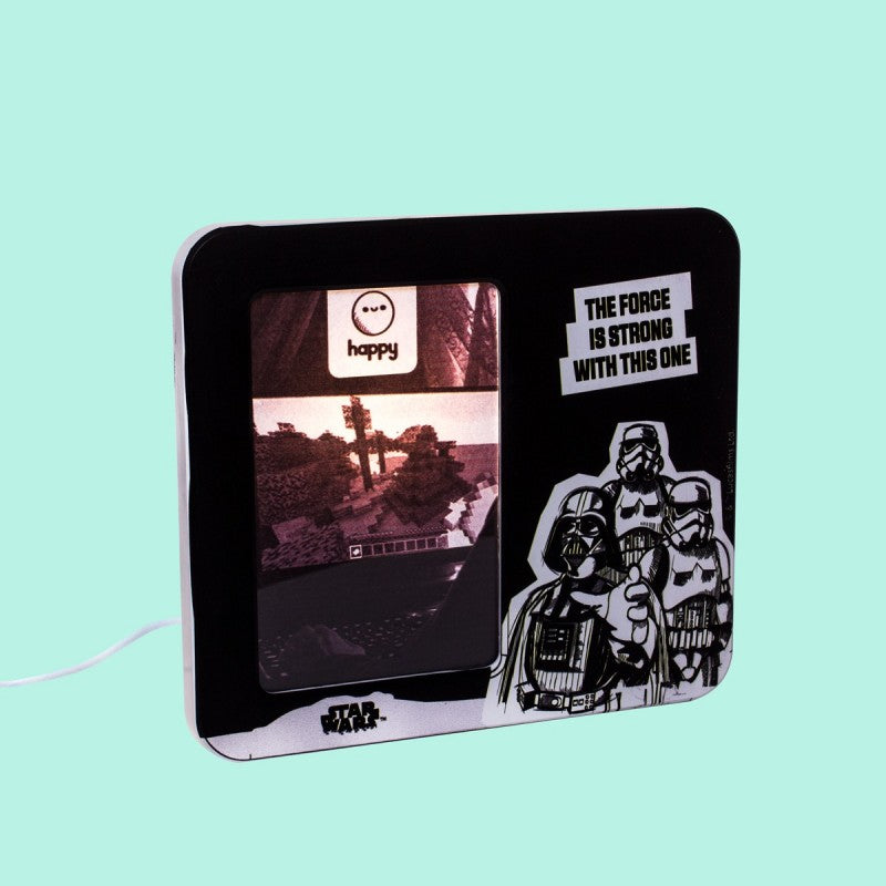 Force is Strong Picture Frame Lámpara Star Wars Disney