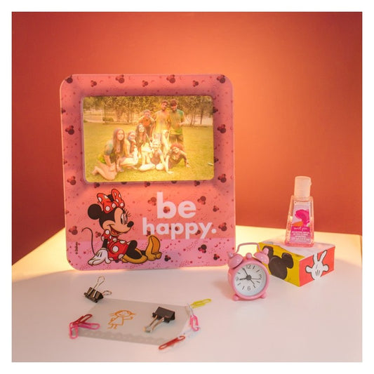 Minnie Classica Be Happy Pink Picture Frame Lamp