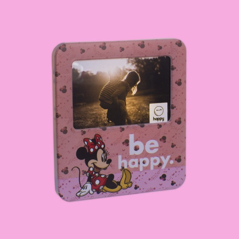 Minnie Classica Be Happy Pink Picture Frame Lamp