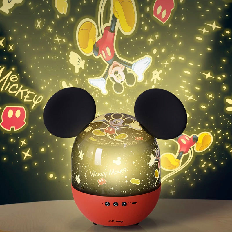 Projetor, Luminária e Caixa de Música Mickey e Minnie Disney