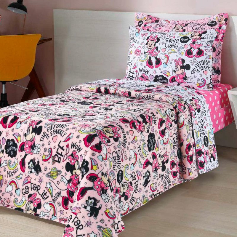 Minnie Wow Disney Single Blanket