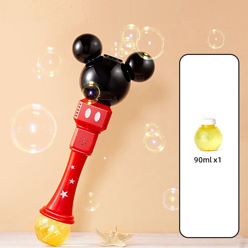 Máquina de Bolhas de Sabão Mickey Minnie Lighting Music Disney