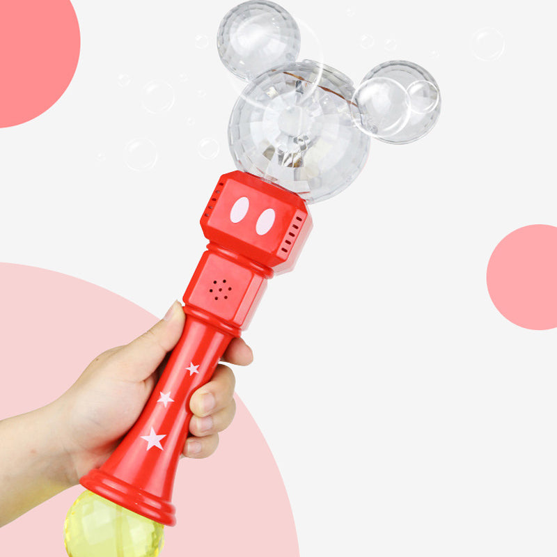 Máquina de Bolhas de Sabão Mickey Minnie Lighting Music Disney