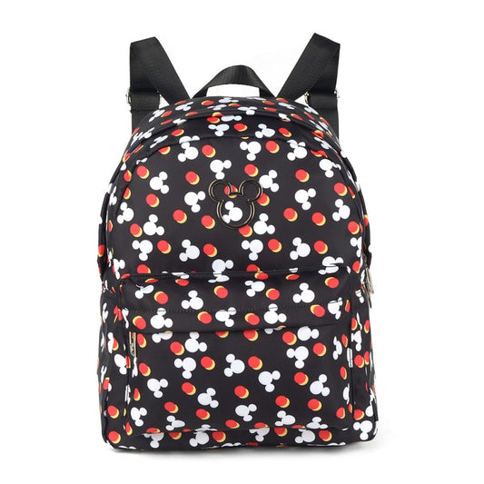 Mochila Mickey Head Dorada Negra Disney