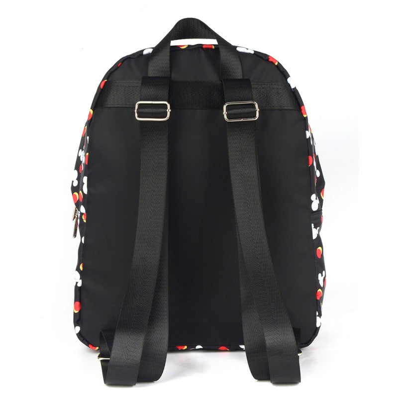 Mochila Mickey Head Dorada Negra Disney