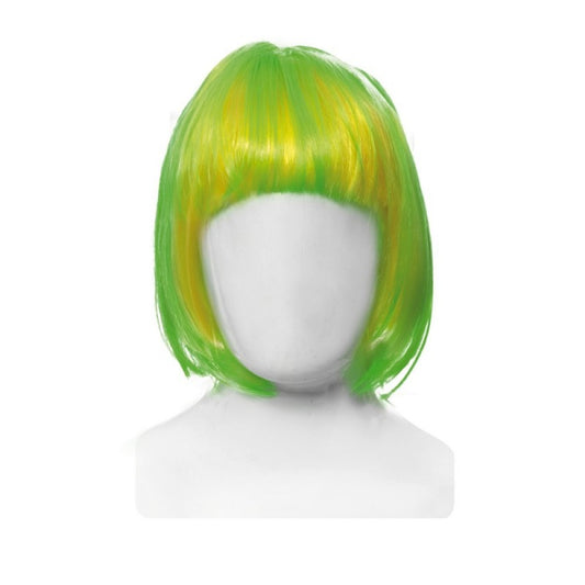 Brazil Wig Chanel Multicolor Green and Yellow World Cup