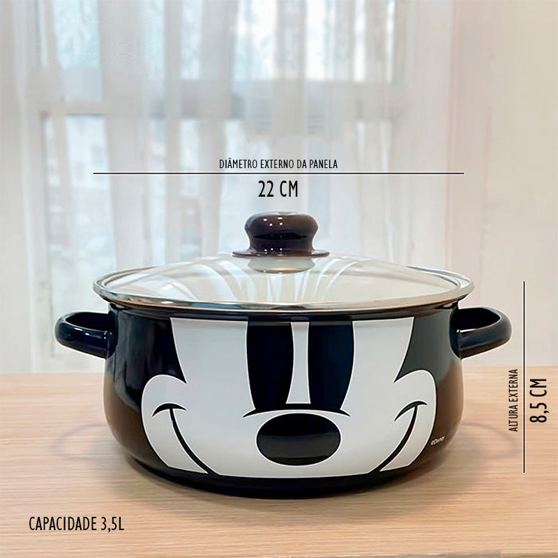 Cacerola esmaltada de Mickey Cookware Disney