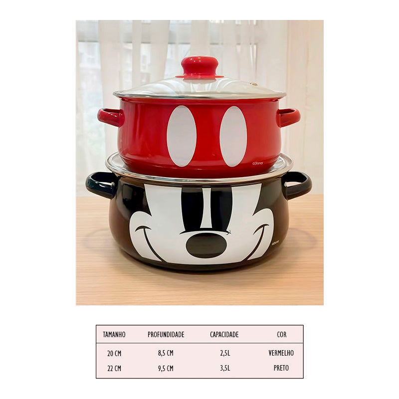 Mickey Cookware Disney Enamelled Casserole