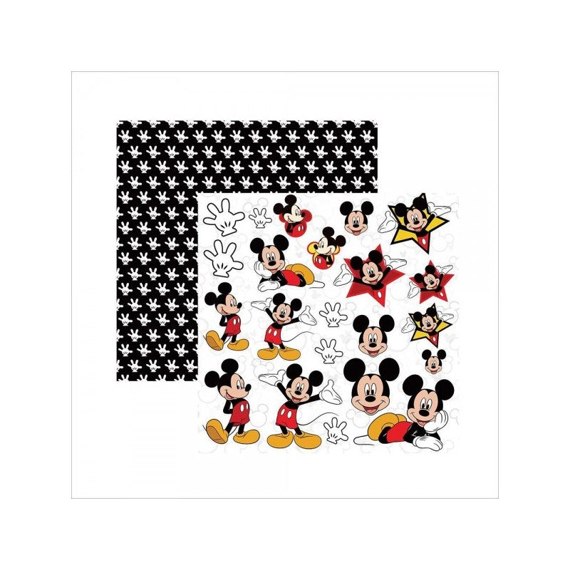 Recortes de papel de álbum de recortes de doble cara de Mickey Mouse 2
