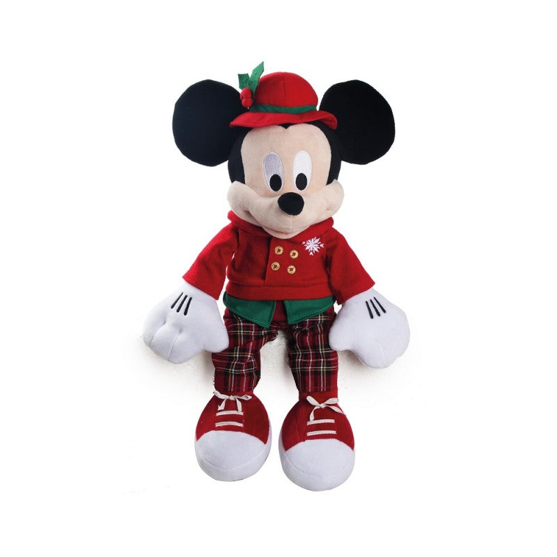 Peluche Navidad Disney Mickey Mouse Tartán 35 cm