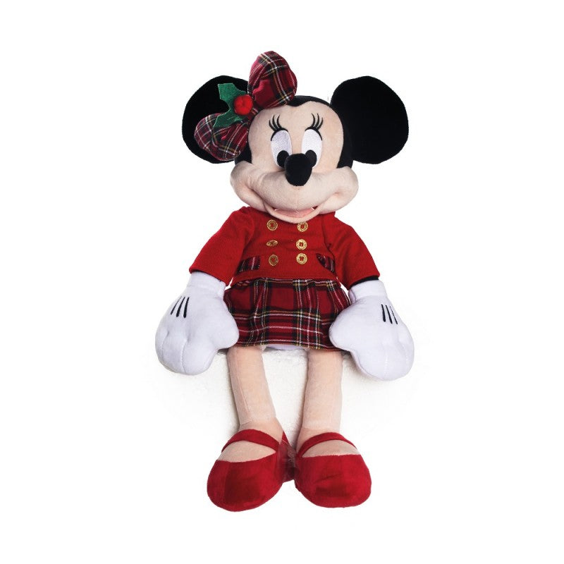 Peluche Navidad Disney Minnie Mouse Tartán 30 cm