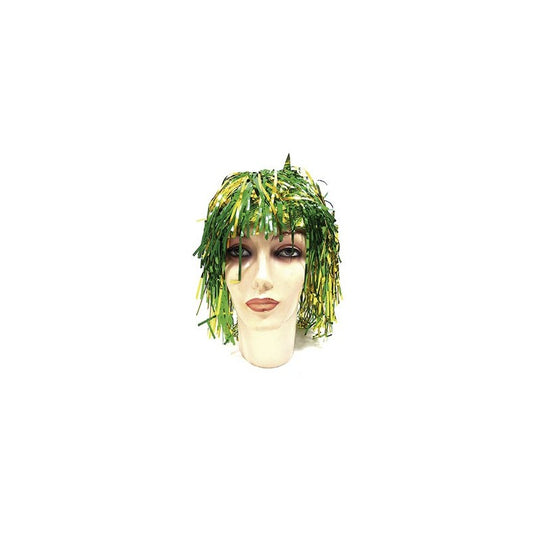 Green Yellow Metallic Wig Brazil