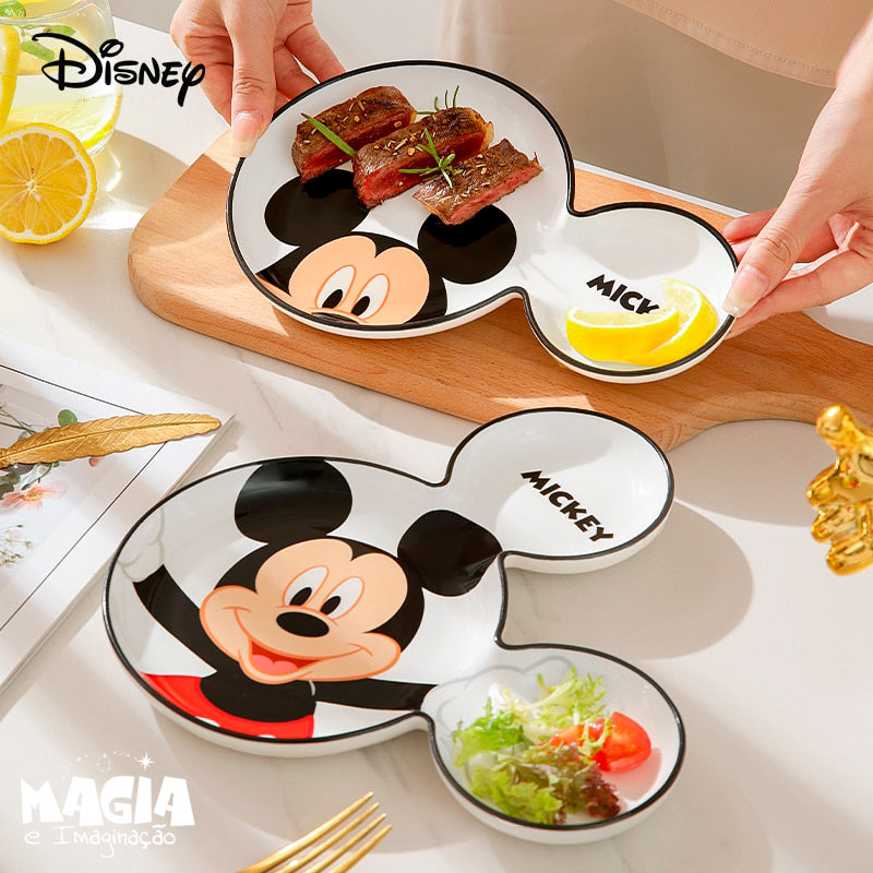 Mickey Two Ears Noble Kitchen Disney Snack Plate