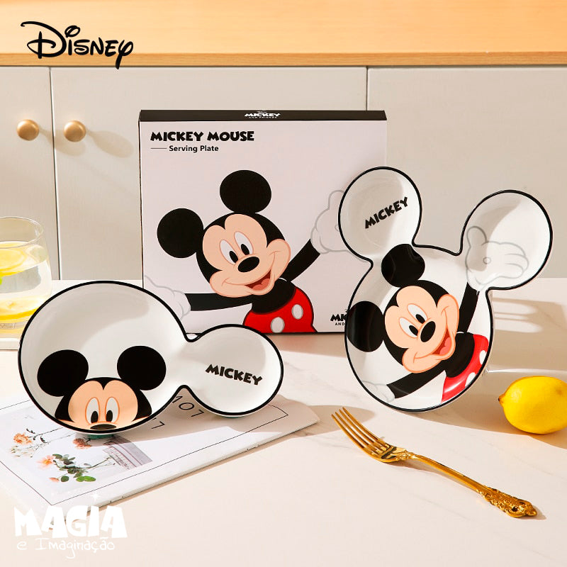 Mickey Two Ears Noble Kitchen Disney Snack Plate