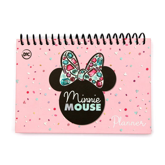 Planner Minnie Mouse Gems A5 96 Folhas Permanente Disney