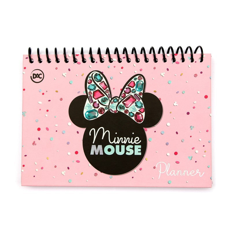 Agenda Minnie Mouse Gems A5 96 Hojas Permanente Disney
