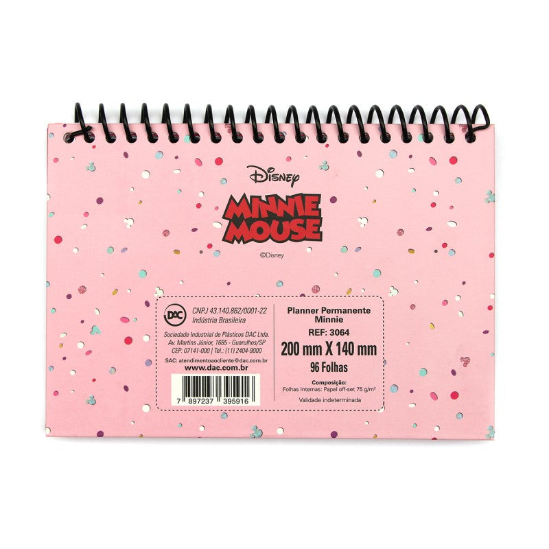 Planner Minnie Mouse Gems A5 96 Sheets Permanent Disney